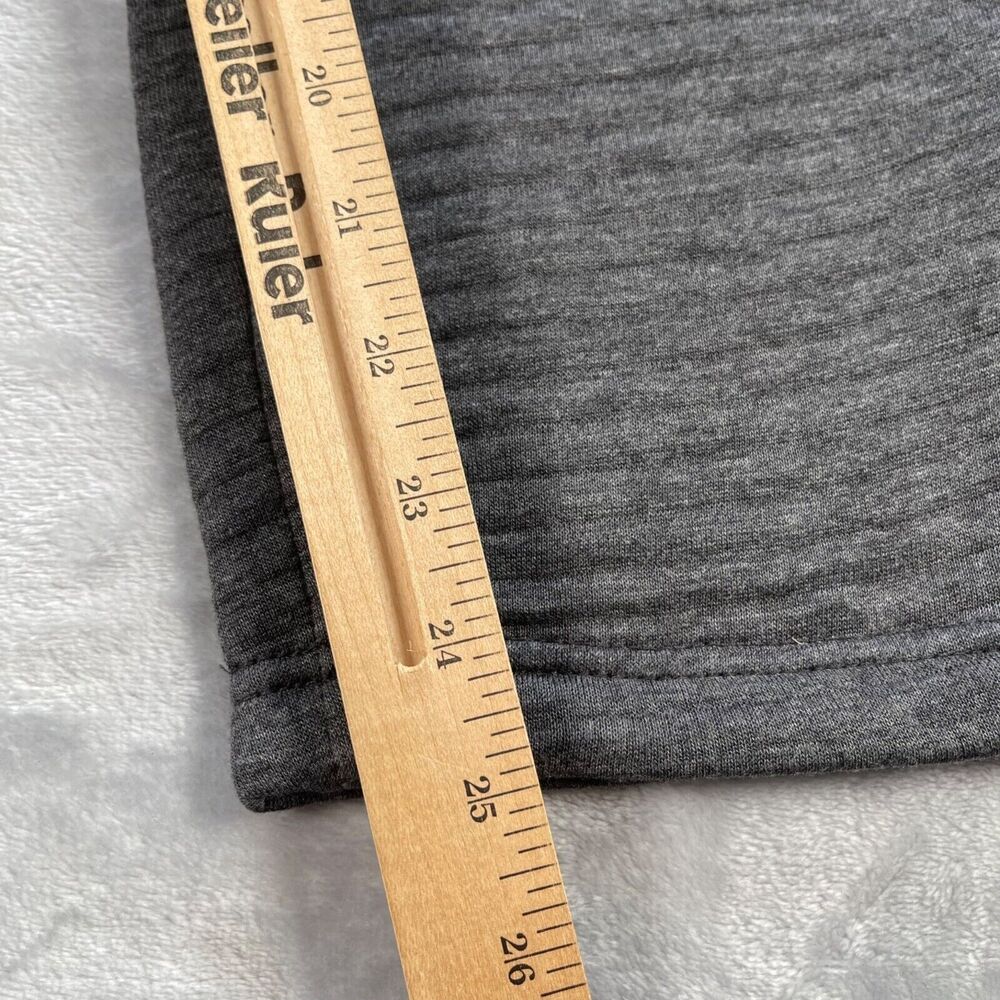 Athleta Sweatpants Womens XS Gray Ribbed Textured Tencel‎ Blend Ankle Cropped - Picture 9 of 15